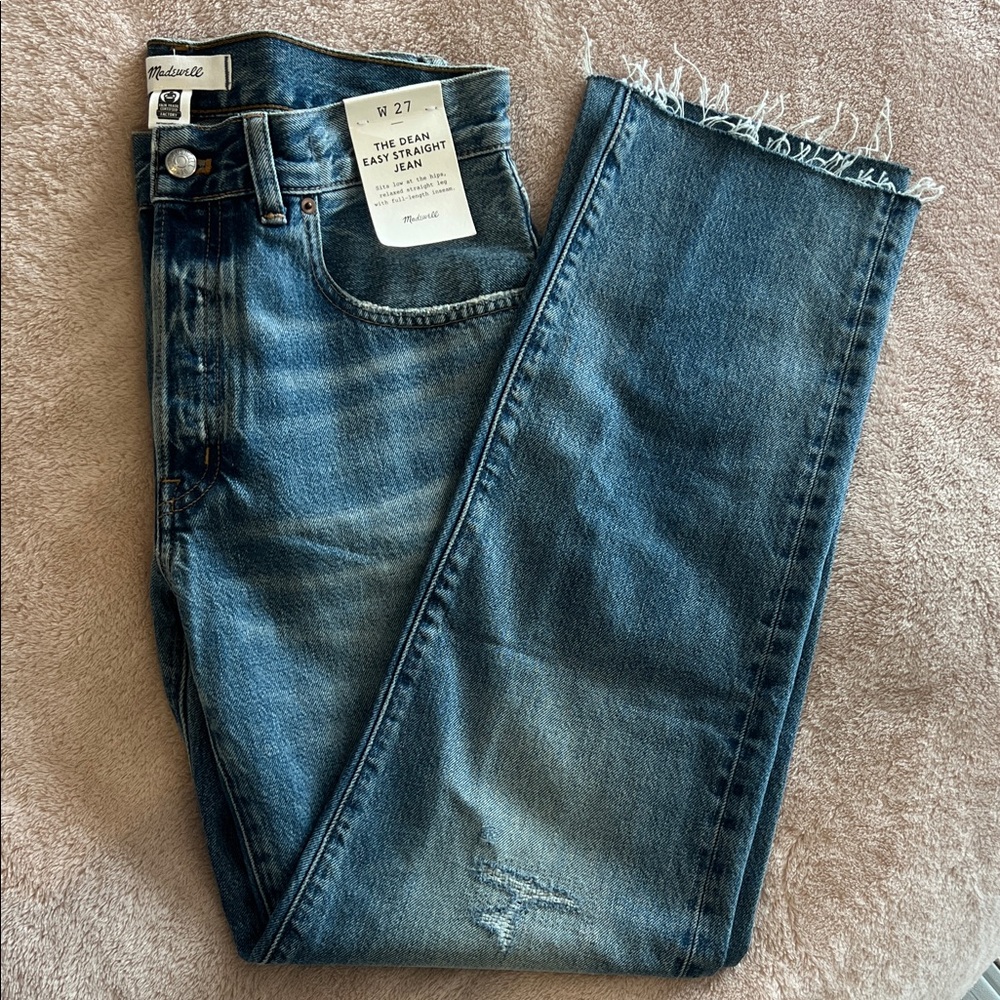 Madewell The Dean Easy Straight Jean